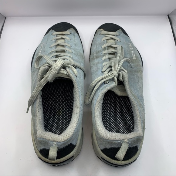 SCARPA Mojito Lake Blue Suede Canvas Outdoor Hiking Climbing Shoes Sz EU40 US7.5 - Picture 11 of 11